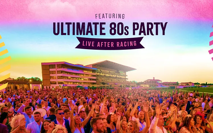 Ultimate 80s Party live after racing