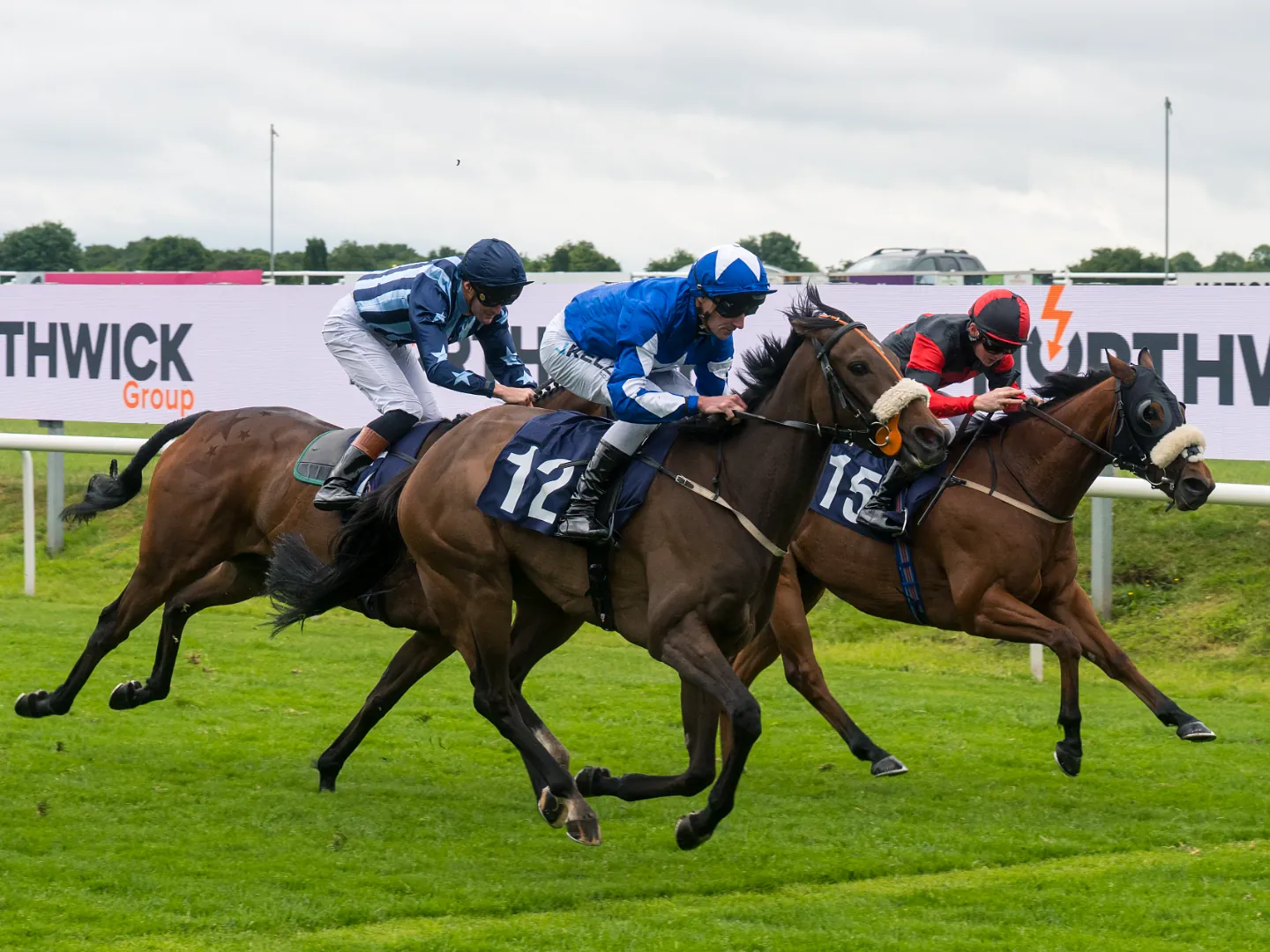 Horses Racing at Doncaster Racecourse