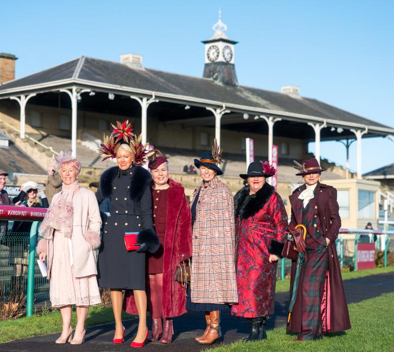 Winter Ladies Day at Doncaster Racecourse 2026 finalists all lined up 