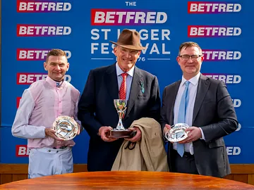 2025 Betfred Doncaster Cup winning jockey and trainers