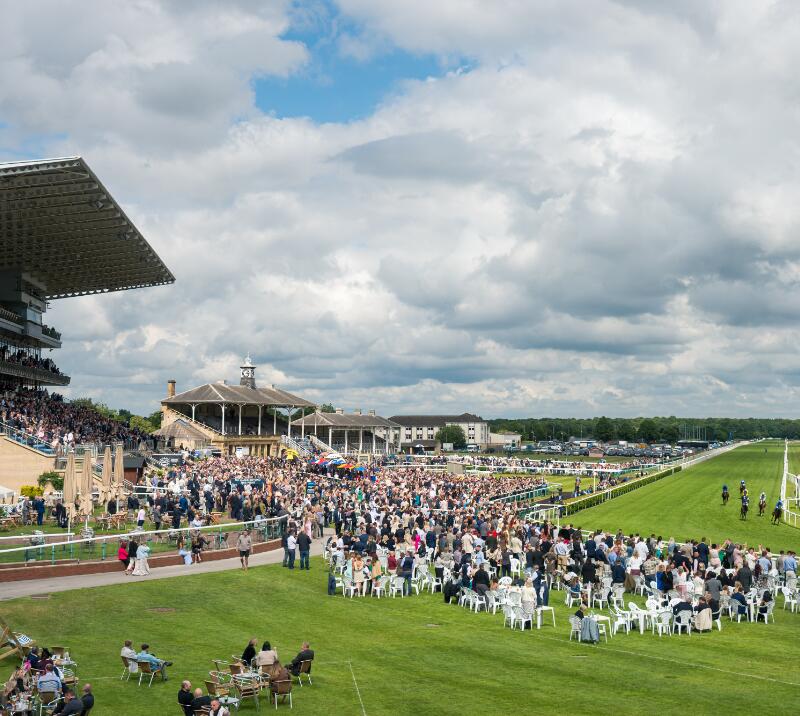 Doncaster Racecourse Grandstand and Champagne Lawn