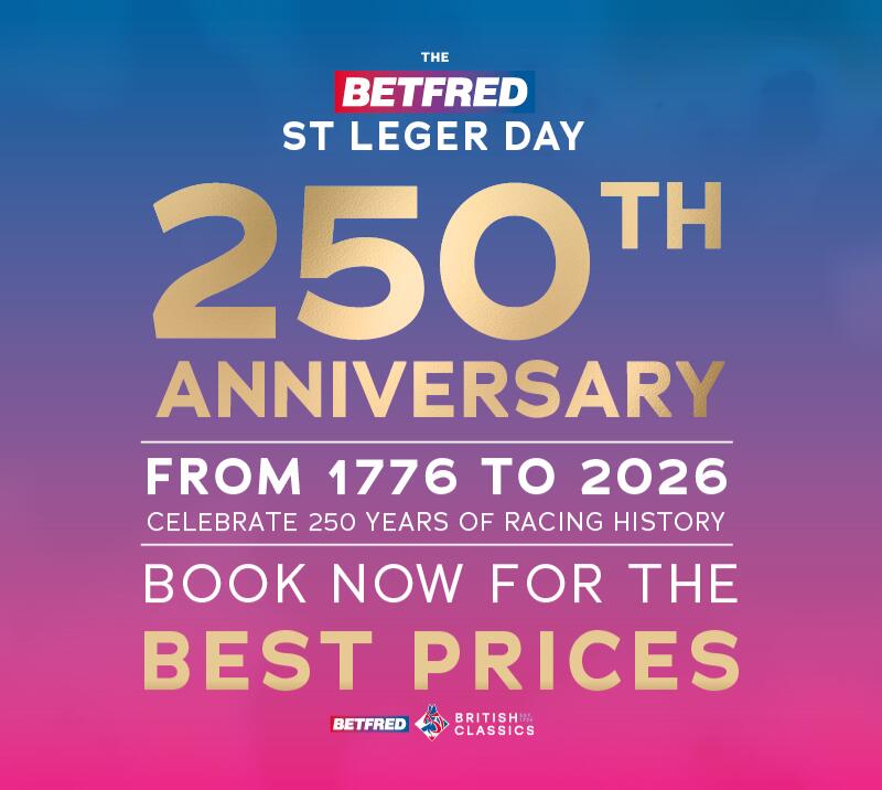 Betfred St Leger Festival Saturday - Rebook for 2026