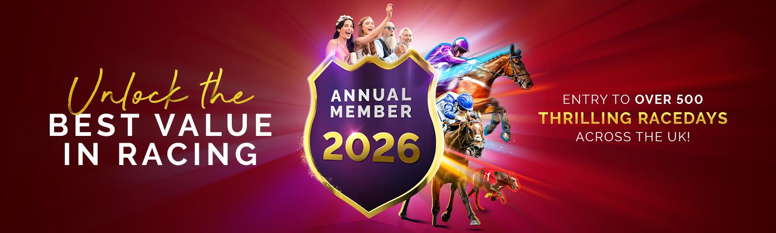 Doncaster Racecourse Annual Memberships 2026