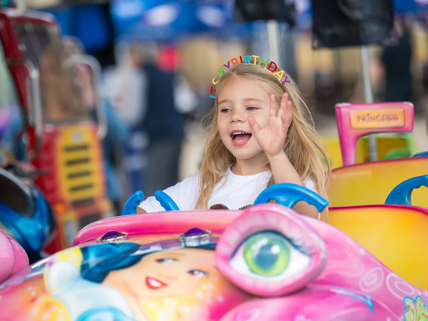 Child at Doncaster Racecourse