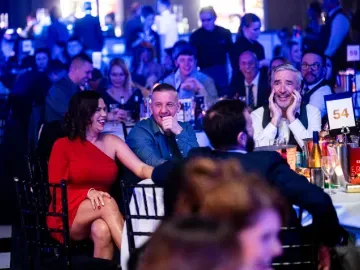 People at Corporate Event