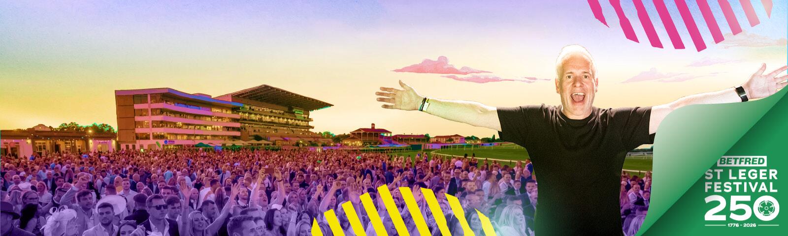 Chris Moyles 90's Hangover at Doncaster Racecourse