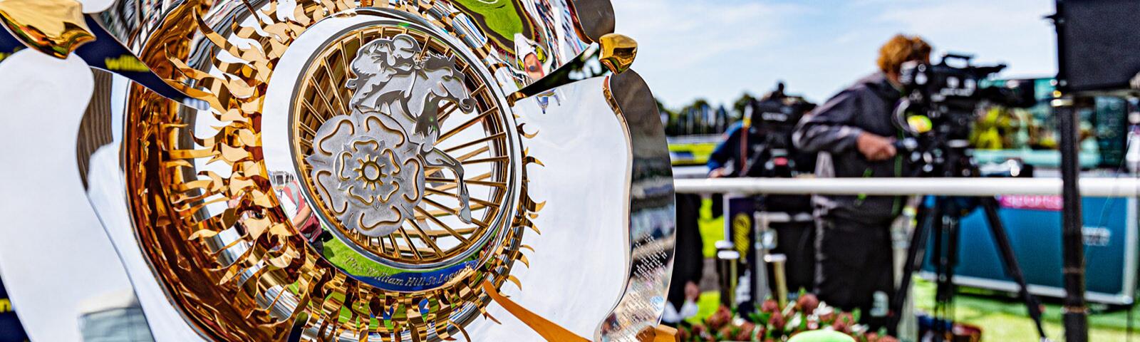 St Leger trophy at Doncaster Racecourse.