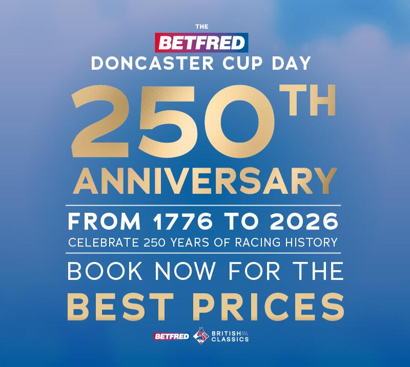 Betfred St Leger Doncaster Cup Day - Rebook for 2026
