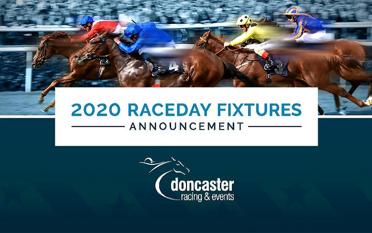 An advertising poster for the 2020 Raceday Fixtures