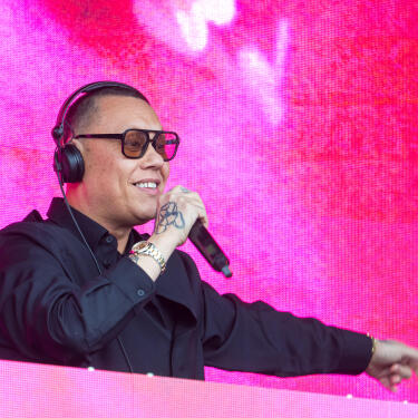 Gok Wan DJ set at the Betfred St Leger Festival 2025
