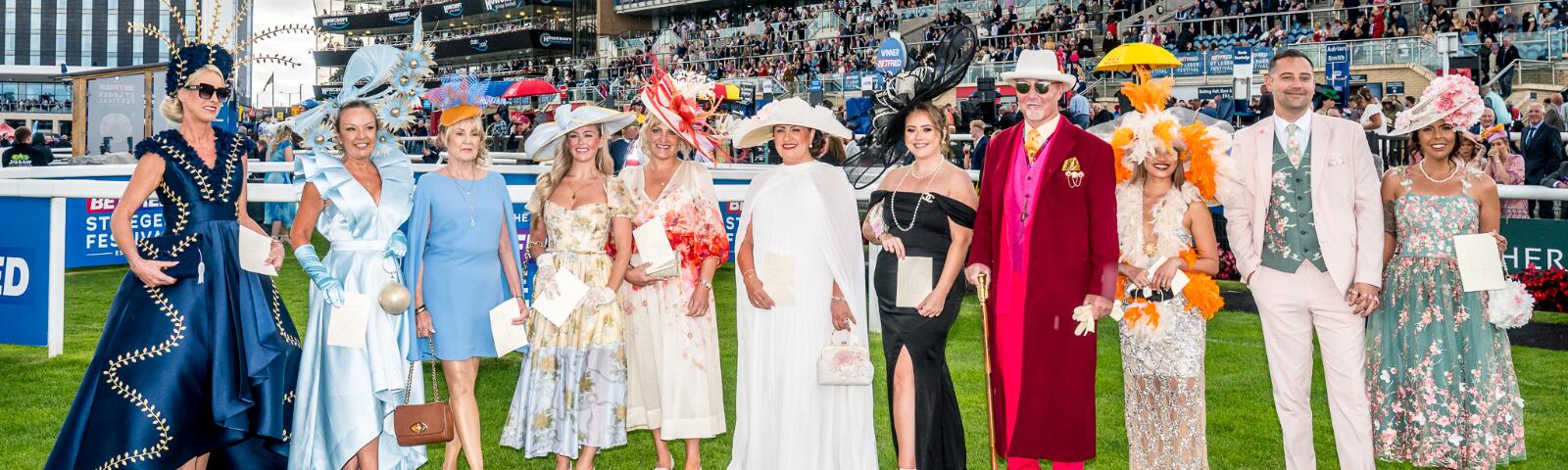 Ten finalists of the 2025 Doncaster Style Awards lined up in the parade ring.
