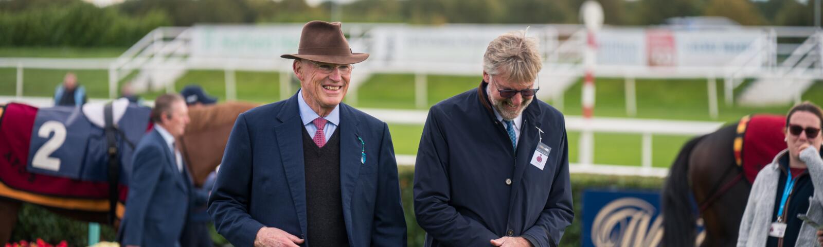 Owners and trainers at Doncaster Racecourse