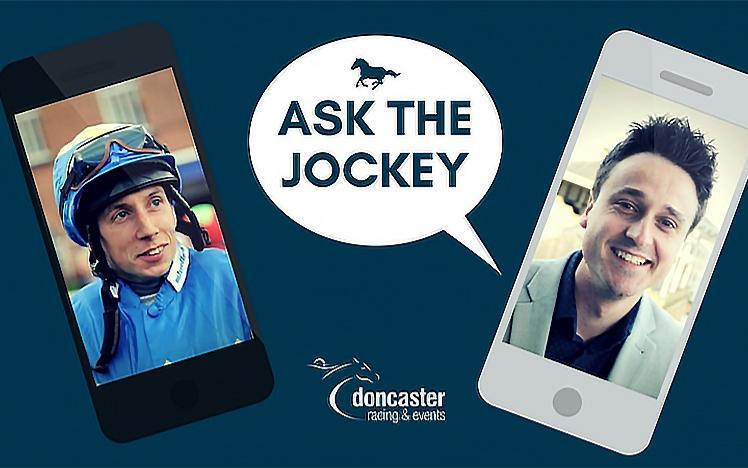 Avertisment poster for the Ask the Jockey