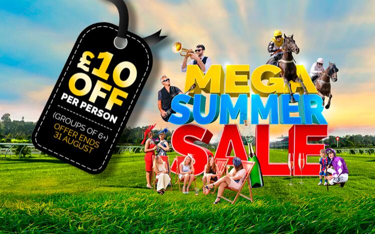 Enjoy a special offer at Doncaster races with the mega summer sale! A great Doncaster races discount offer!