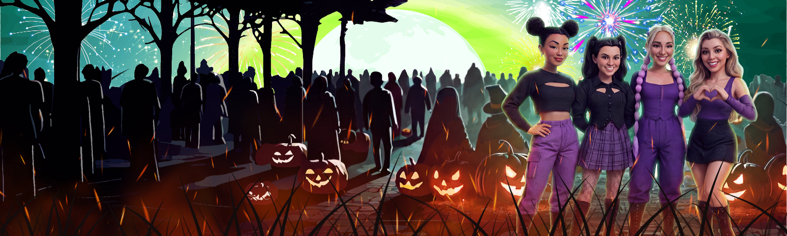 Spooky Spectacular Fireworks night at Doncaster Racecourse
