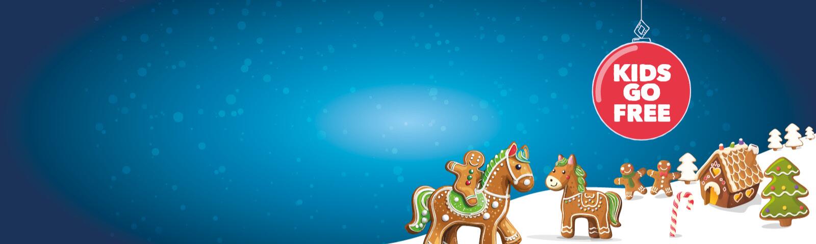 Winter Family Fun Day artwork for Doncaster Racecourse